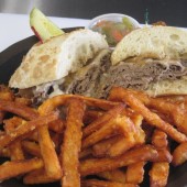 Italian Beef and Sweet Potato Fries